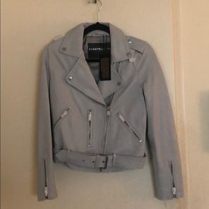 Bagatelle NYC blue leather jacket